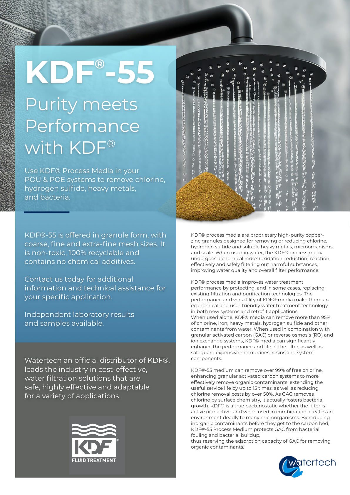 KDF-55 Process Media